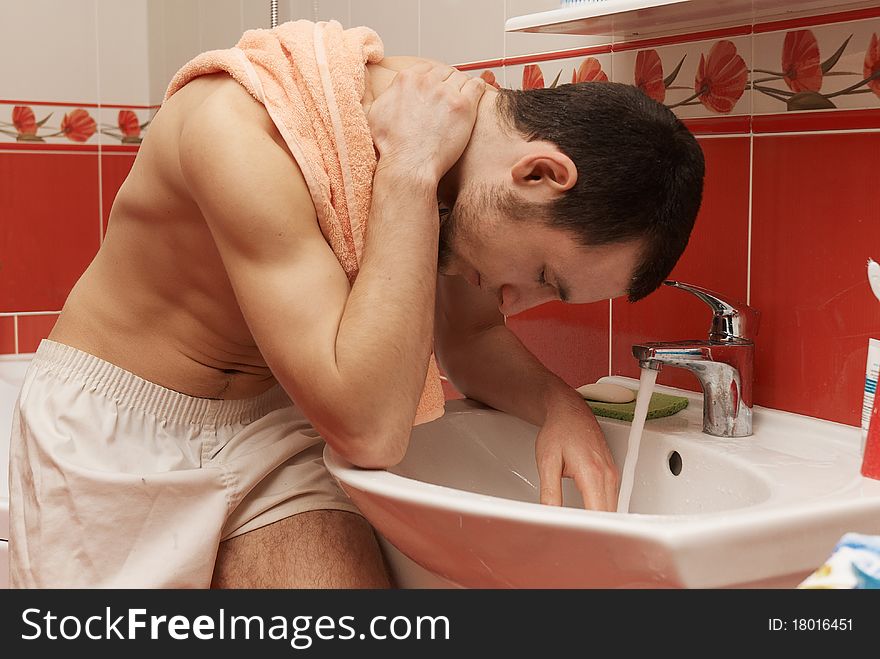 Guy In The Bath