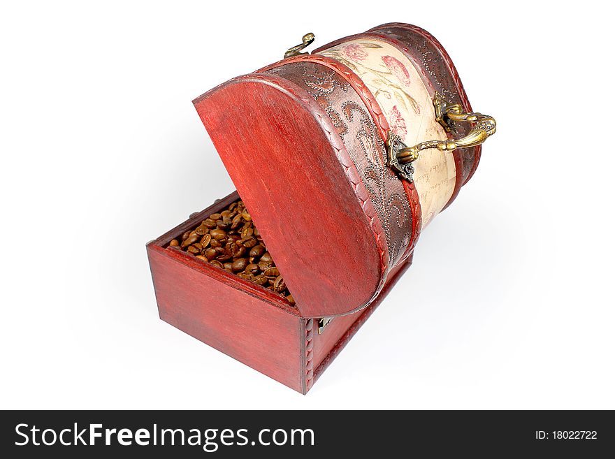 Chest Box isolated on a white background