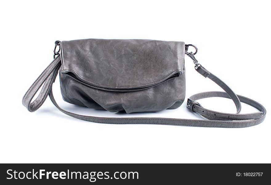 Natural leather handbag