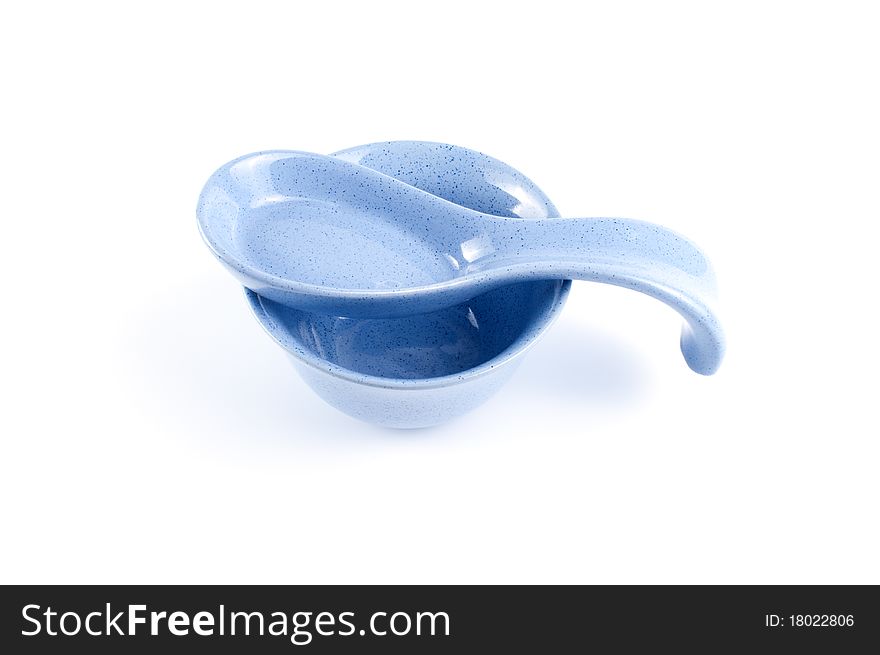 Ceramic Ladle And Bowl