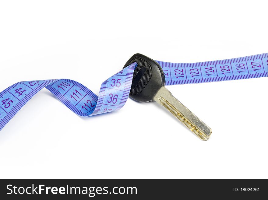 Keys isolated on a white background