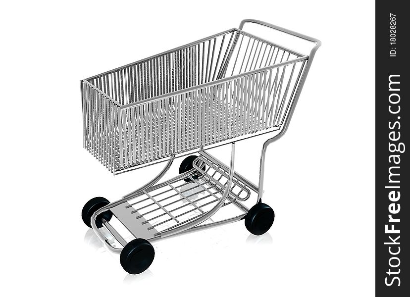 Illustration of supermarket car has more than enough white bottom. Illustration of supermarket car has more than enough white bottom
