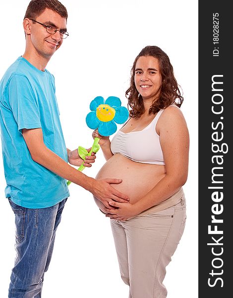 Expecting Couple, Concept Of Expecting A Babby Boy