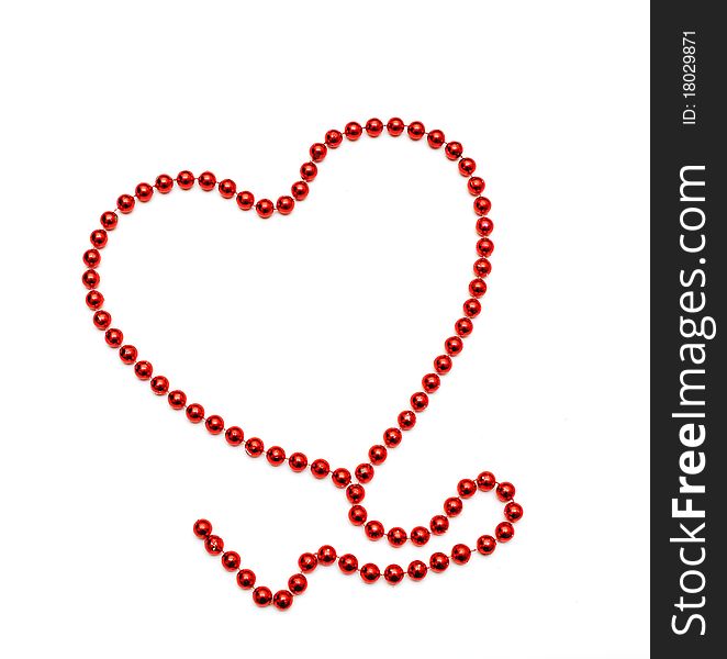 Symbol Heart Of Beads