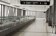 Empty Airport Royalty Free Stock Photography Empty Airport Royalty Free Stock Photography