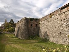 Fortress Wall Royalty Free Stock Photo