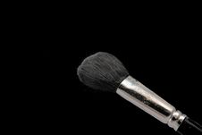 The Makeup Brush And Powder Stock Photography The Makeup Brush And Powder Stock Photography