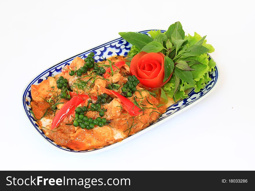 Spicy Stir Fried Fish Fillet with Herb