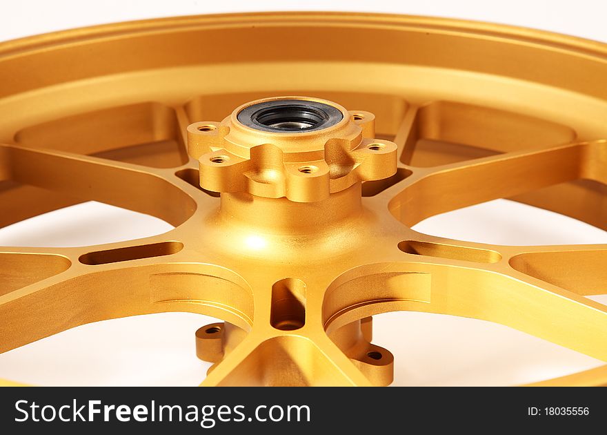 Gold forged wheels