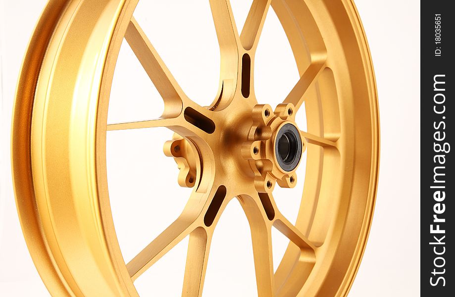Gold forged wheels