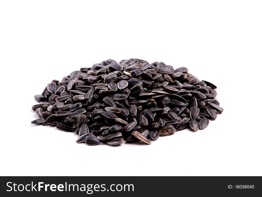 Seed healthy sunflower food isolated. Seed healthy sunflower food isolated