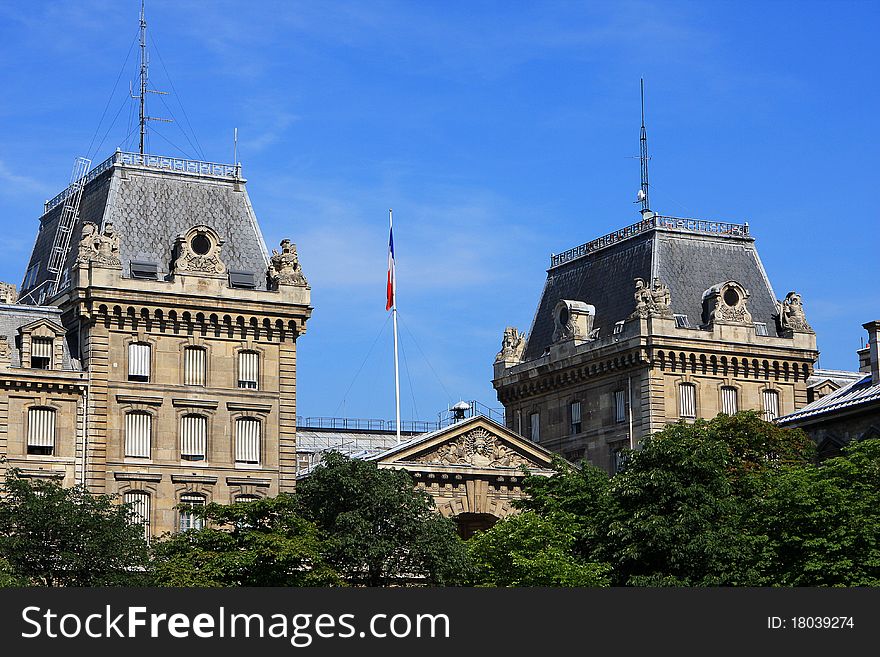 View of historic buildings in Paris, France. View of historic buildings in Paris, France