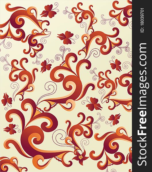 Abstract floral background