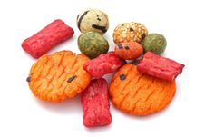 Rice Crackers Or Cakes, Royalty Free Stock Photos Rice Crackers Or Cakes, Royalty Free Stock Photos