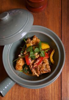 Stir Fried Crab With Curry Powder Stock Images Stir Fried Crab With Curry Powder Stock Images