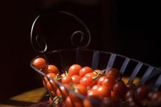 Cherry Tomato Basket Stock Photo Cherry Tomato Basket Stock Photo