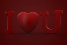 I Love You Valentine S Day Card Royalty Free Stock Image I Love You Valentine S Day Card Royalty Free Stock Image