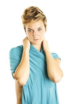Blonde Girl Fashion Portrait Indoor Royalty Free Stock Photo Blonde Girl Fashion Portrait Indoor Royalty Free Stock Photo