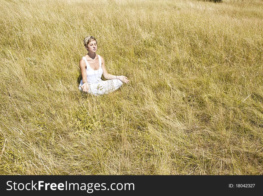 Young Girl Meditating