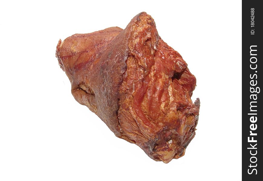 Meat delicacy on a white background. Meat delicacy on a white background