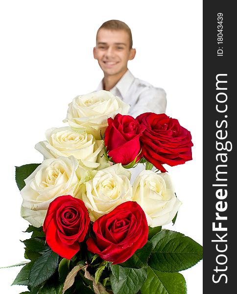 Young Man With Rose