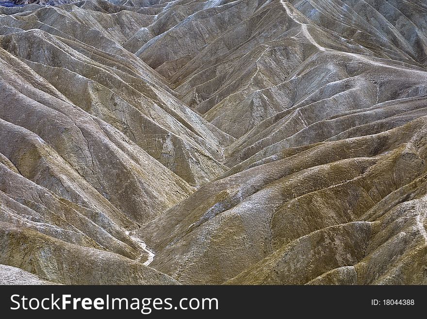 Eroded Landscape - Death Valley, CA