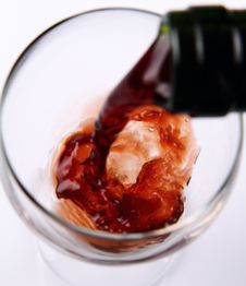 Red Wine Being Poured Stock Photo Red Wine Being Poured Stock Photo