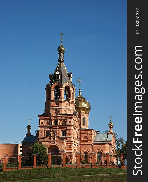 Ancient Monastery In Russia.