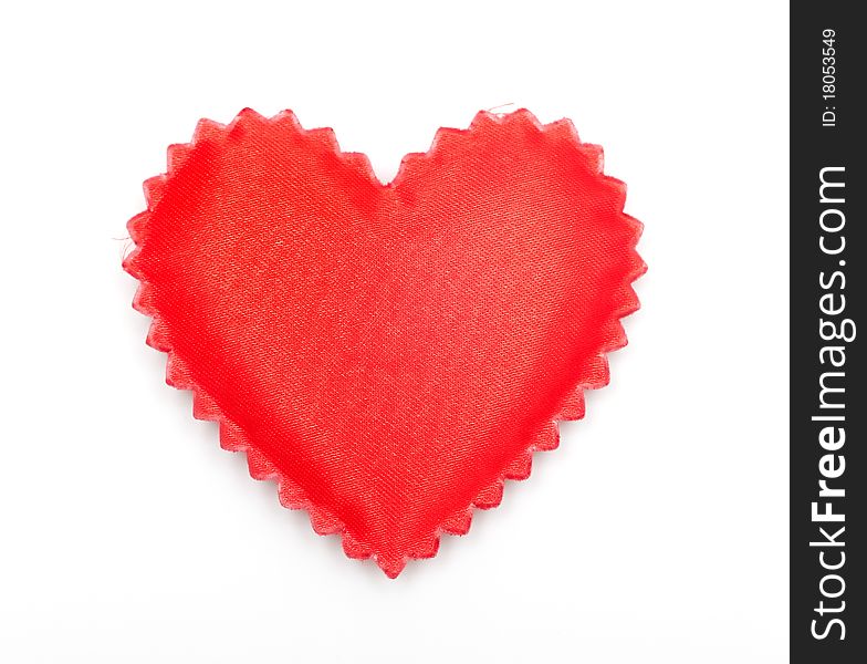 High resolution photo of a Big red heart