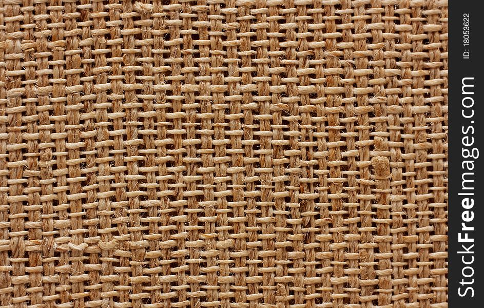 Texture Flax. Extreme Close-up