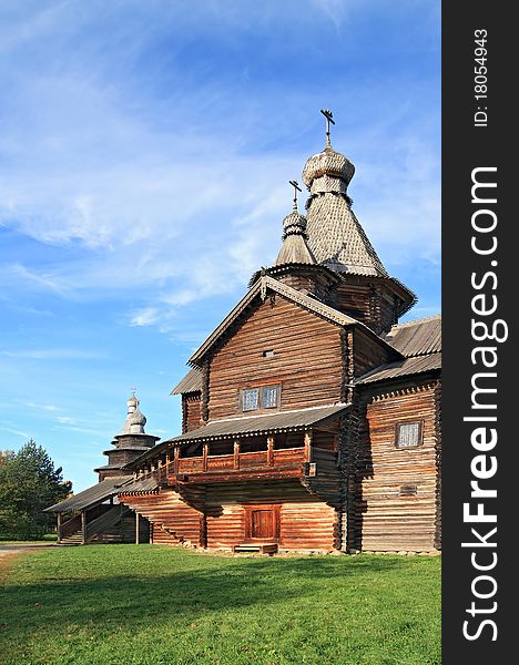 Aging wooden chapel