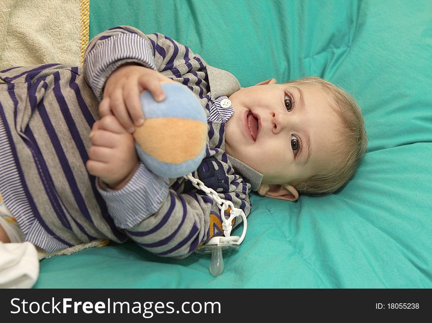 Little Baby playing and laugh. Little Baby playing and laugh