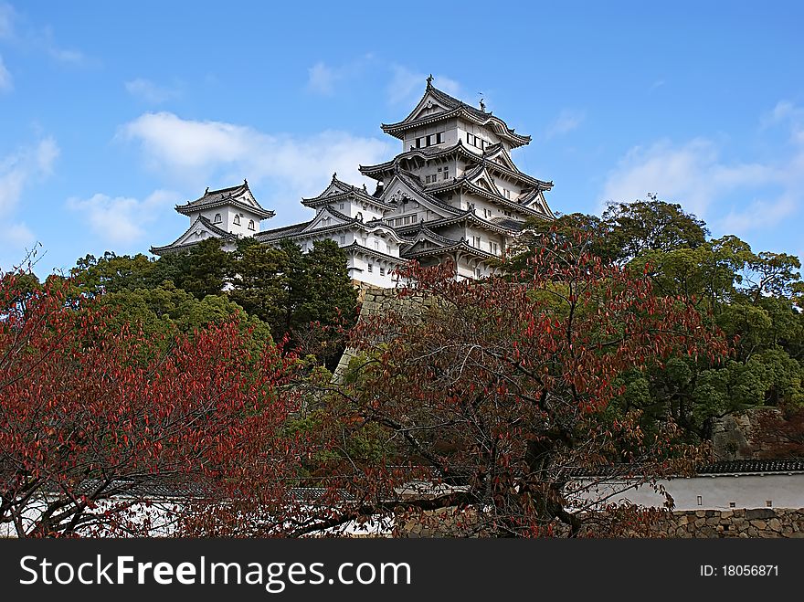 This is the Himeji castle