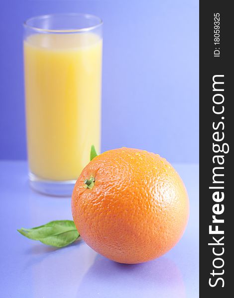 Orange and orange juice.