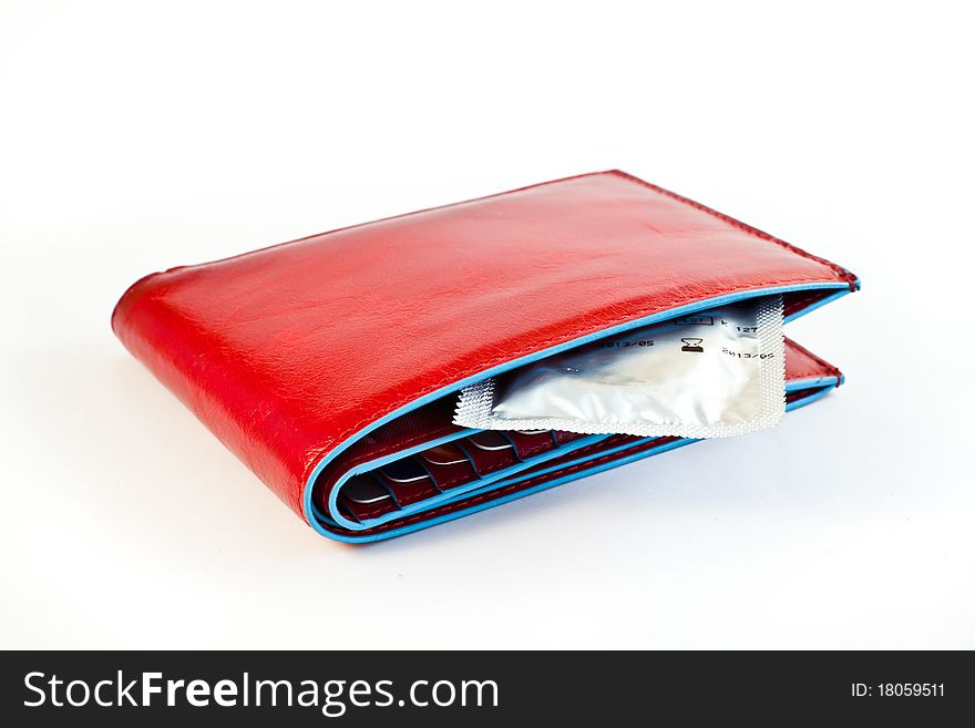 Condom in a red wallet: concepts of prevention and contraception