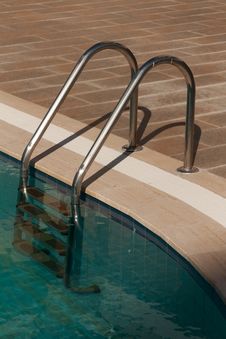 Staircase From The Pool Stock Photos Staircase From The Pool Stock Photos