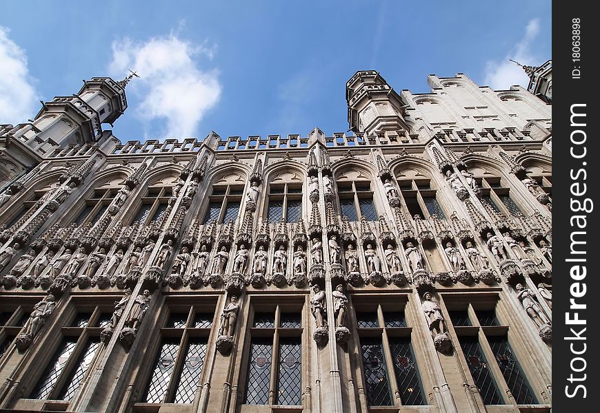 Details of Grand Place at Brussels Belgium Europe