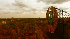 Aerial View Of Pripyat, Chernobyl, Beautiful Landscape Stock Photo Aerial View Of Pripyat, Chernobyl, Beautiful Landscape Stock Photo
