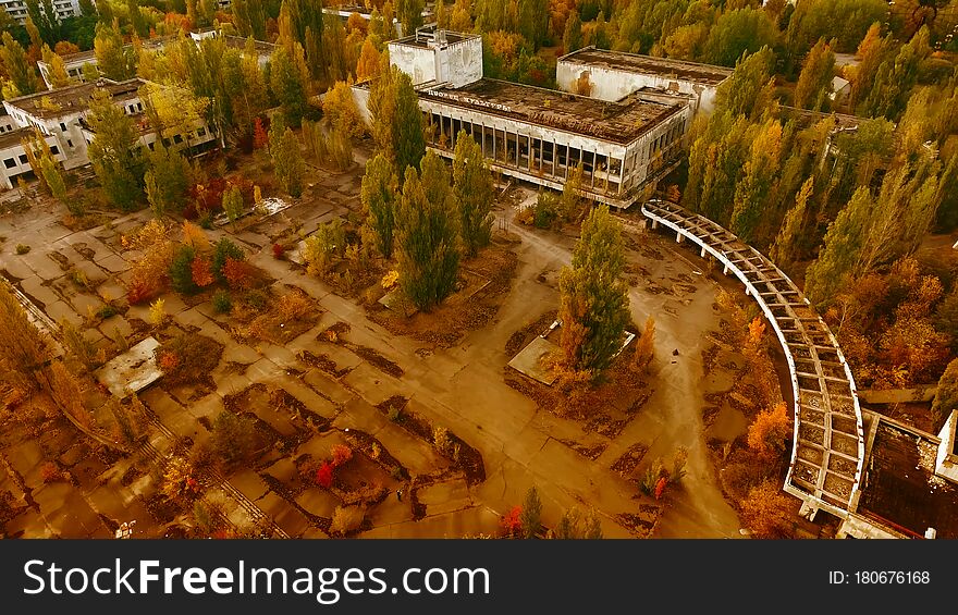 Ghost Town Pripyat, Chernobyl Exclusion Zone, Ukraine. Ghost Town Pripyat, Chernobyl Exclusion Zone, Ukraine