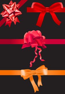 Different Ribbons Royalty Free Stock Photography Different Ribbons Royalty Free Stock Photography
