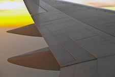Wing Of Aircraft Royalty Free Stock Photography