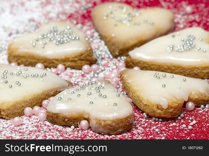 Homemade Cookies for Valentine's Day. Homemade Cookies for Valentine's Day