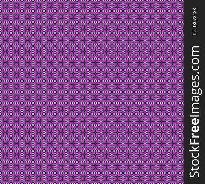 Blue pattern on a pink background.