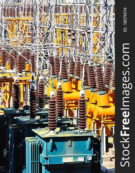 Many facilities of electric power