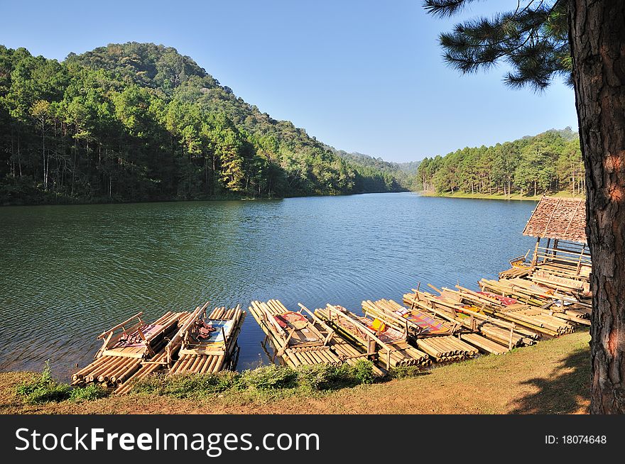 Beautiful lakeside in Northern of Thailand. Beautiful lakeside in Northern of Thailand