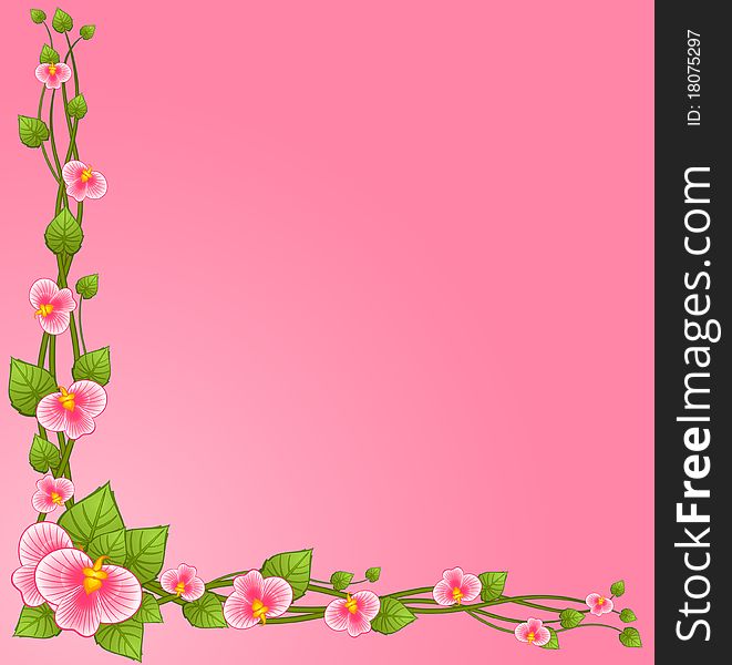 Background with beautiful orchids for a design