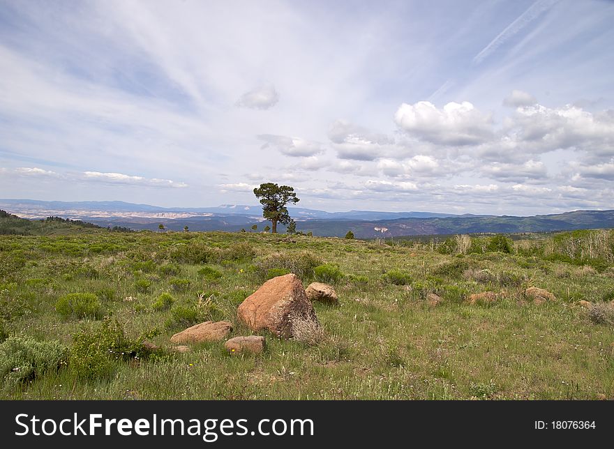 Dramatic sky above Grand Staircase Escalante National Monument, along National Scenic Byway 12