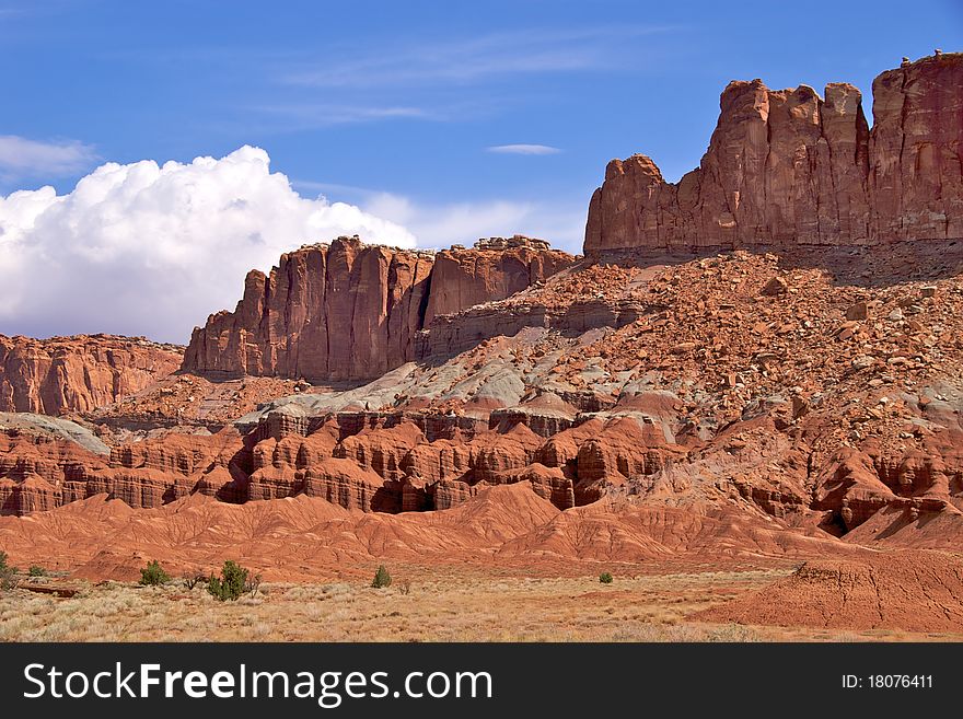 Moenkopi and Navajo Sandstone, Capitol Reef National Park