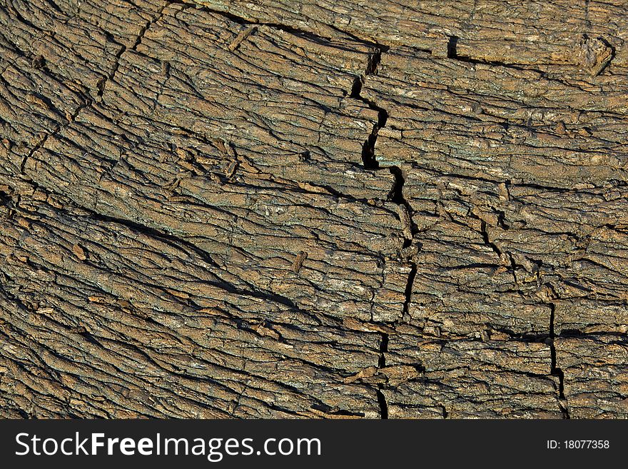 Stones of volcanic flow give a beautiful natural structure