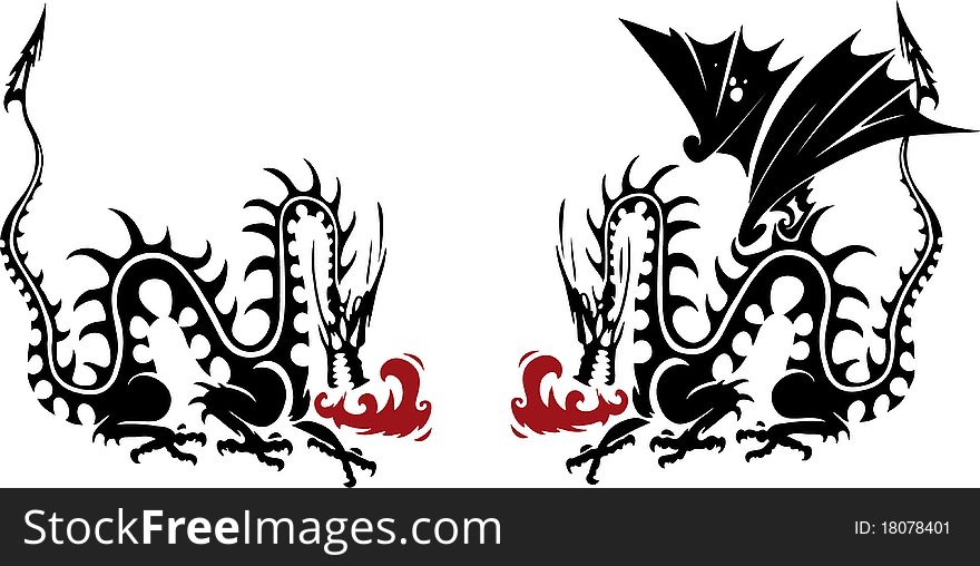 Dragon protector, a talisman against evil forces, protection against demons